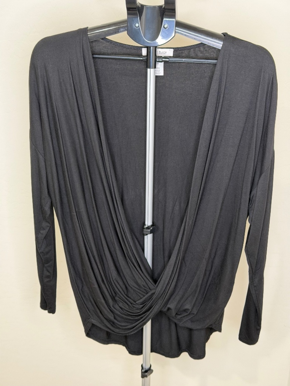 White House Black Market Crossover Drape Top